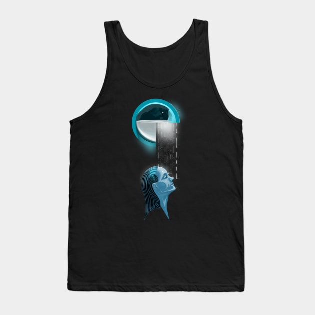 Midnight Shower Tank Top by Mr.Guide